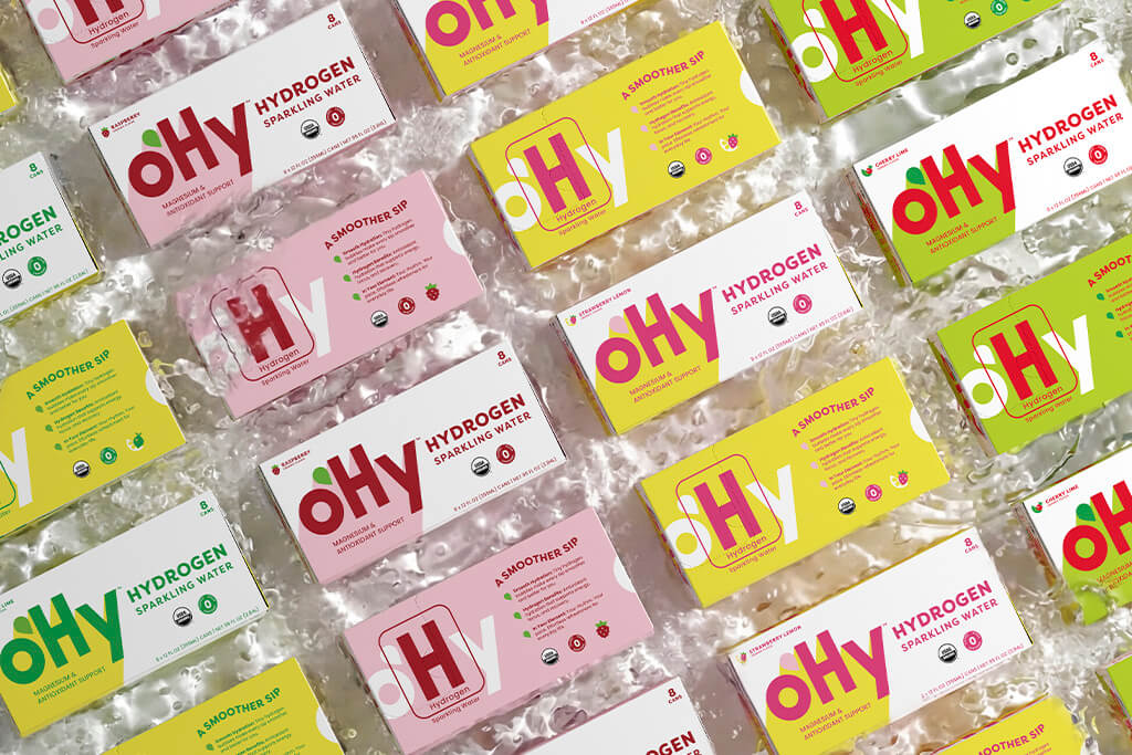 oHy Hydrogen Sparkling Water