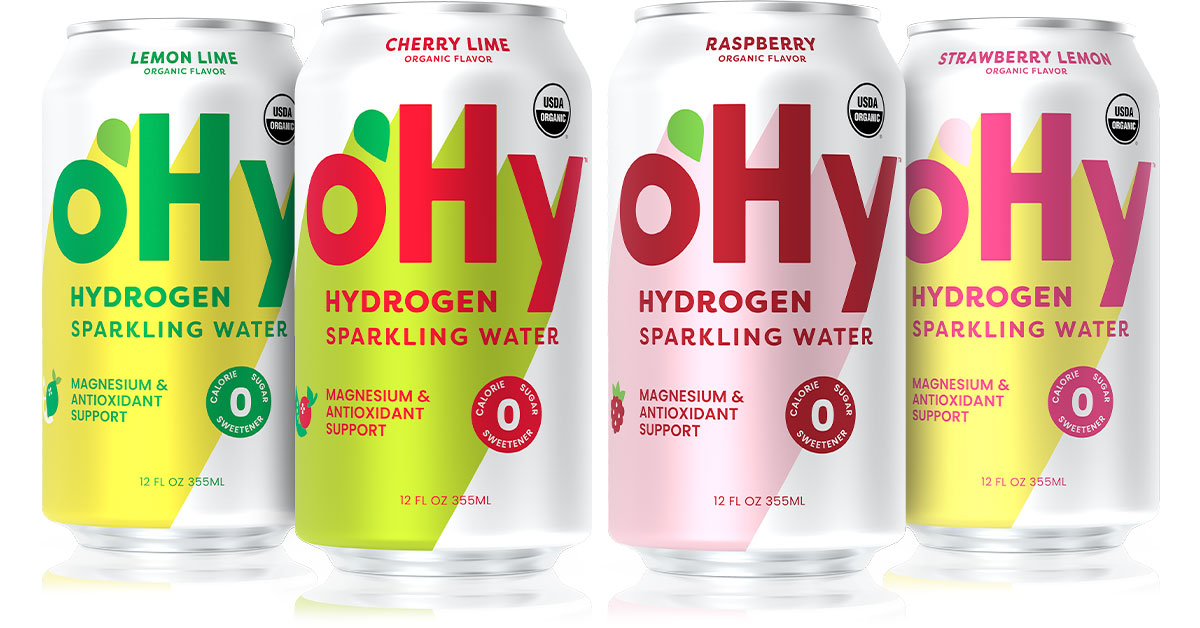 oHy Hydrogen Sparkling Water
